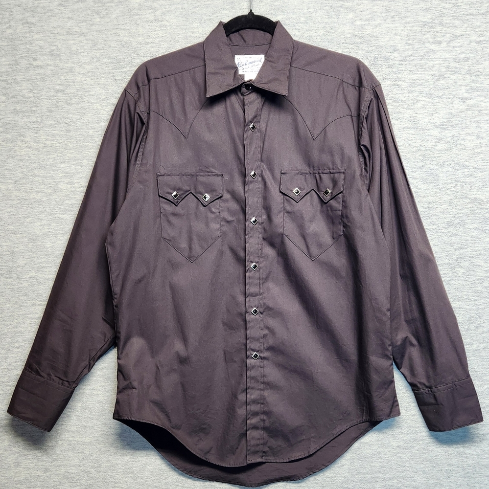 Vintage 90s Rockmount Ranch Wear Shirt Western Pearl Snap Cowboy Rodeo Preppy